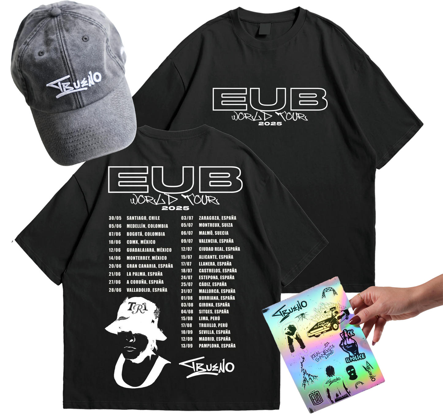 Pack Camistea + Gorra + Stickers