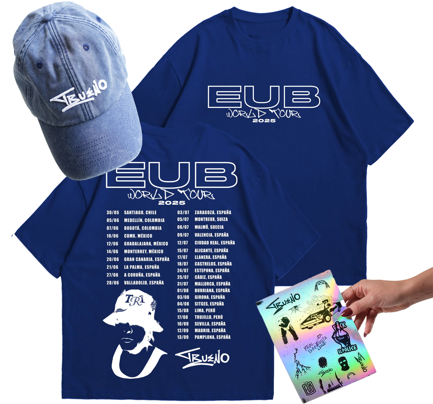 Pack Camistea + Gorra + Stickers