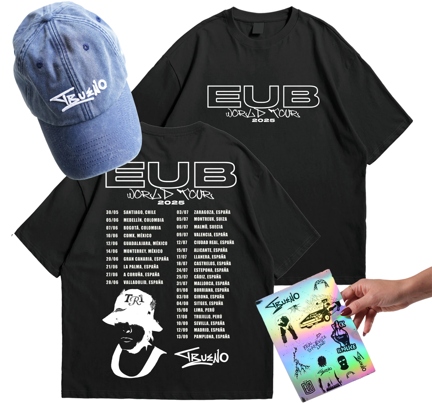 Pack Camistea + Gorra + Stickers